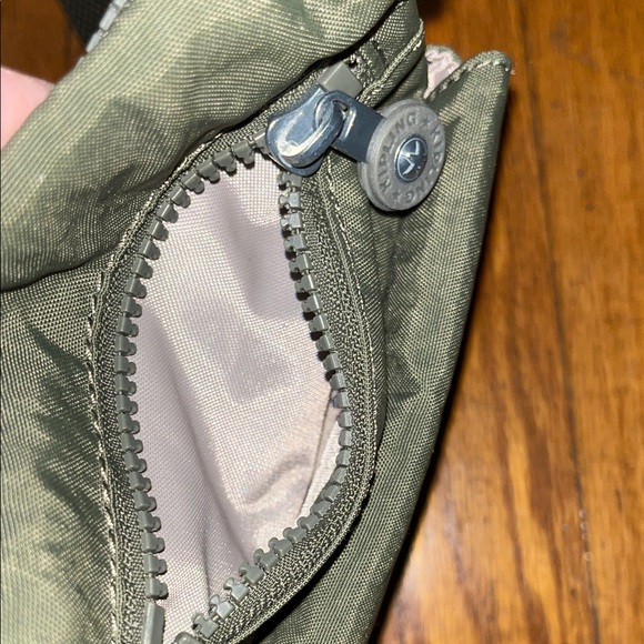 Kipling Olive Green Adjustable Crossbody Organizer Bag - Picture 10 of 15